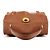Yves Saint Laurent Borsa 2-Way Muse Two in pelle marrone chiaro - vista 4