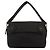 Prada Borsa a spalla BN0245 in cotone nero con bottone a pressione