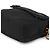 Prada Borsa a spalla BN0245 in cotone nero con bottone a pressione - vista 11