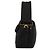Prada Borsa a spalla BN0245 in cotone nero con bottone a pressione - vista 2