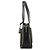 Prada Borsa Bowling 1999 Nero e Verde Scuro in Lana e Pelle - vista 2