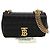 Burberry Mini Quilted Leather Roller Bag Black
