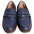 Mocassini Louis Vuitton in pelle blu navy