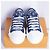 Sneakers Louis Vuitton in denim blu - vista 4