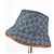 Cappello bucket Gucci in denim blu - vista 7