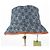 Cappello bucket Gucci in denim blu - vista 8