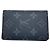 Louis Vuitton Monogram Eclipse Canvas Pocket Organiser Card Holder Black Grey Wallet - view 2