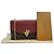 Louis Vuitton Borsa a tracolla con catena Saint Placide Monogram Canvas Brown Burgundy