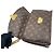 Louis Vuitton Borsa a tracolla con catena Saint Placide Monogram Canvas Brown Burgundy - vista 22