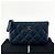 Chanel Mini Pochette Caviar Blu Navy - vista 2