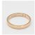 Cartier Fede nuziale in oro rosa con diamanti - vista 5