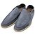 Loro Piana Mocassini in camoscio Summer Work Grigio