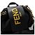 Fendi Black Stripe Drawstring Men's Backpack - view 10