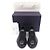 Prada Sneakers da uomo Black Vitello Soft Triple Logo - vista 2