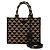 Prada Borsa Tote e Borsa a Tracolla in Jacquard Symbol Fabric