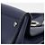 Burberry Borsa Tote in pelle blu navy con occhielli e stemma argento - vista 11