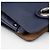 Burberry Borsa Tote in pelle blu navy con occhielli e stemma argento - vista 17