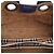 Burberry Borsa Tote in pelle blu navy con occhielli e stemma argento - vista 22