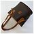 Borsa a secchiello Céline Macadam marrone pelle - vista 11