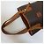 Borsa a secchiello Céline Macadam marrone pelle - vista 12