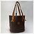 Borsa a secchiello Céline Macadam marrone pelle - vista 3