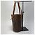 Borsa a secchiello Céline Macadam marrone pelle - vista 6