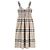 Burberry Vestido sin mangas de cuadros