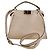 Fendi Borsa a spalla Medium Peekaboo Iconic Essential Tote Ivory Silver Tone