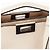 Fendi Borsa a spalla Medium Peekaboo Iconic Essential Tote Ivory Silver Tone - vista 12