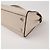 Fendi Borsa a spalla Medium Peekaboo Iconic Essential Tote Ivory Silver Tone - vista 8