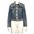 Autre Marque Giacca corta in denim da donna Cutting