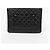 Chanel Classic New Medium Clutch aus Lammleder Schwarz mit silberner Hardware - Ansicht 4