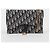 Dior Borsa Saddle Pouch Oblique Jacquard con Catena Blu - vista 2