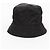 Prada Cappello a Secchi Unisex a Righe con Logo Triangle Nero - vista 3