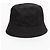 Prada Cappello a Secchi Unisex a Righe con Logo Triangle Nero - vista 4
