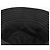 Prada Cappello a Secchi Unisex a Righe con Logo Triangle Nero - vista 5