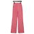 Chanel Pantalones anchos de tweed rosa para mujer - vista 4