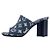 Louis Vuitton Mules e sandali slide in denim monogram per donna