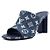 Louis Vuitton Mules e sandali slide in denim monogram per donna - vista 2