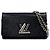 Louis Vuitton Borsa a tracolla Twist WOC in pelle Epi nera