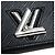 Louis Vuitton Borsa a tracolla Twist WOC in pelle Epi nera - vista 10