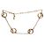 Bracciale Fendi Cubic Oro Metallo - vista 2