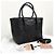 Miu Miu Borsa Tote Biker in Nappa Borsa a Tracolla Nera - vista 2