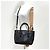 Miu Miu Borsa Tote Biker in Nappa Borsa a Tracolla Nera - vista 3
