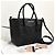 Miu Miu Borsa Tote Biker in Nappa Borsa a Tracolla Nera - vista 6