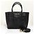 Miu Miu Borsa Tote Biker in Nappa Borsa a Tracolla Nera - vista 8