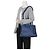 Prada Borsa tote e a tracolla Monochrome in pelle Saffiano blu - vista 16