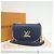 Borsa a mano Louis Vuitton Twist MM Blu Navy - vista 2