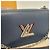 Borsa a mano Louis Vuitton Twist MM Blu Navy - vista 3