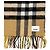 Sciarpa Burberry Check in lana e cashmere - vista 2